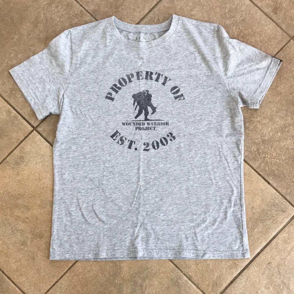 Under Armour Wounded Warrior Shirt Size YXL